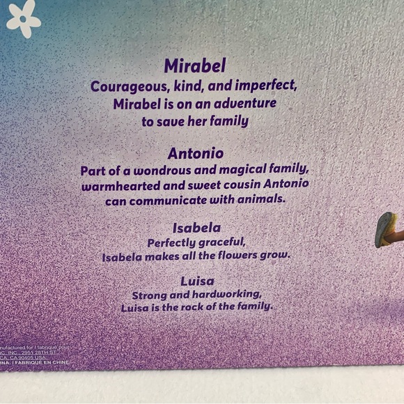Disney Encanto Character Doll Set Mirabel Isabela Luisa Antonio Gift Set 4 Count - Picture 5 of 14